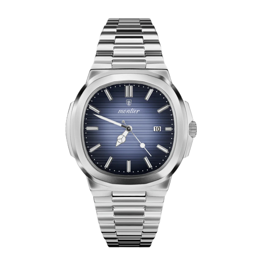Sophisticated Minimalism in Stainless Steel Watch